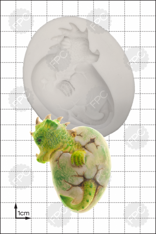 'Hatching Dragon' Silicone Mould